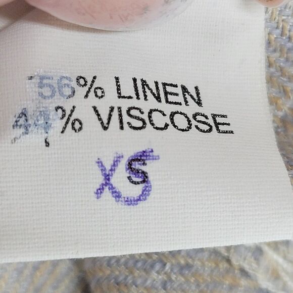 Eileen Fisher Lightweight Cardigan Jacket Size Small Linen Viscose Neutral Beige - Picture 7 of 8